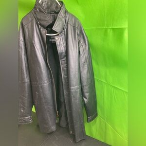 Men's Black Leather Jacket